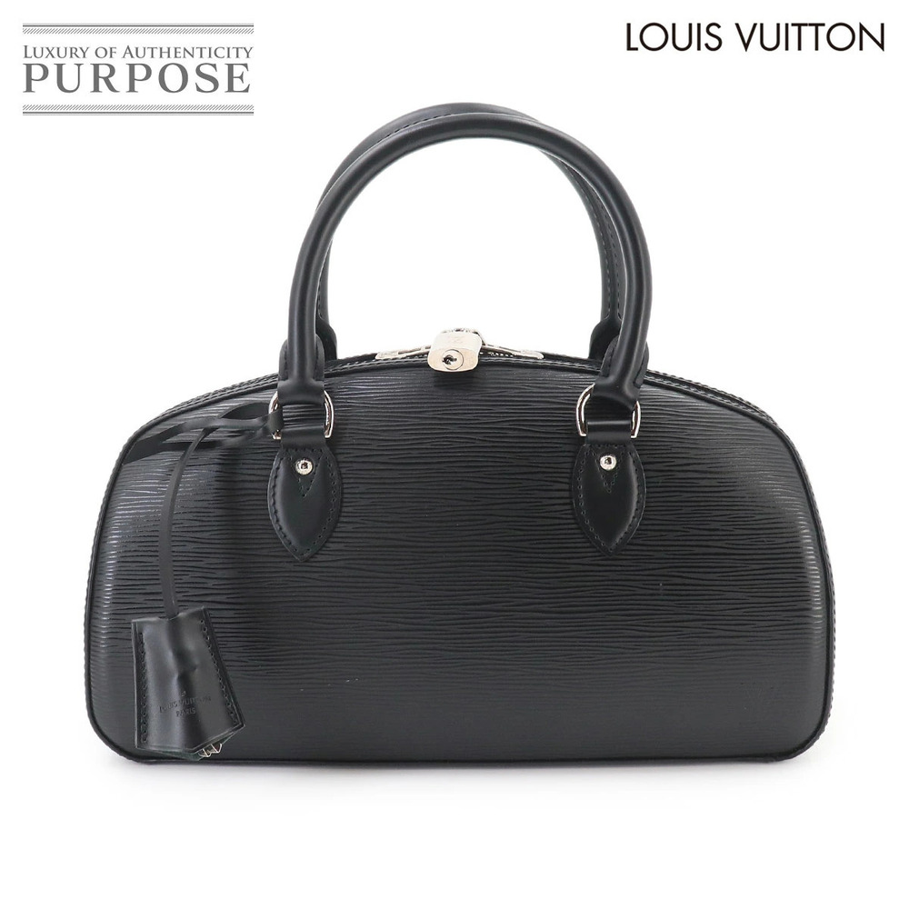 Louis Vuitton Epi Jasmine Top Handle Bag Leather Noir Black